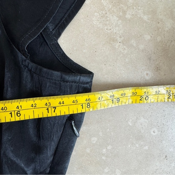 J Crew Black V Neck Short Cap Sleeve Knee Length Slip Dress Womens Size 6 - Picture 10 of 15